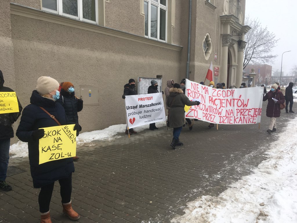 protest ZOL gniezno - Rafał Muniak - Radio Poznań