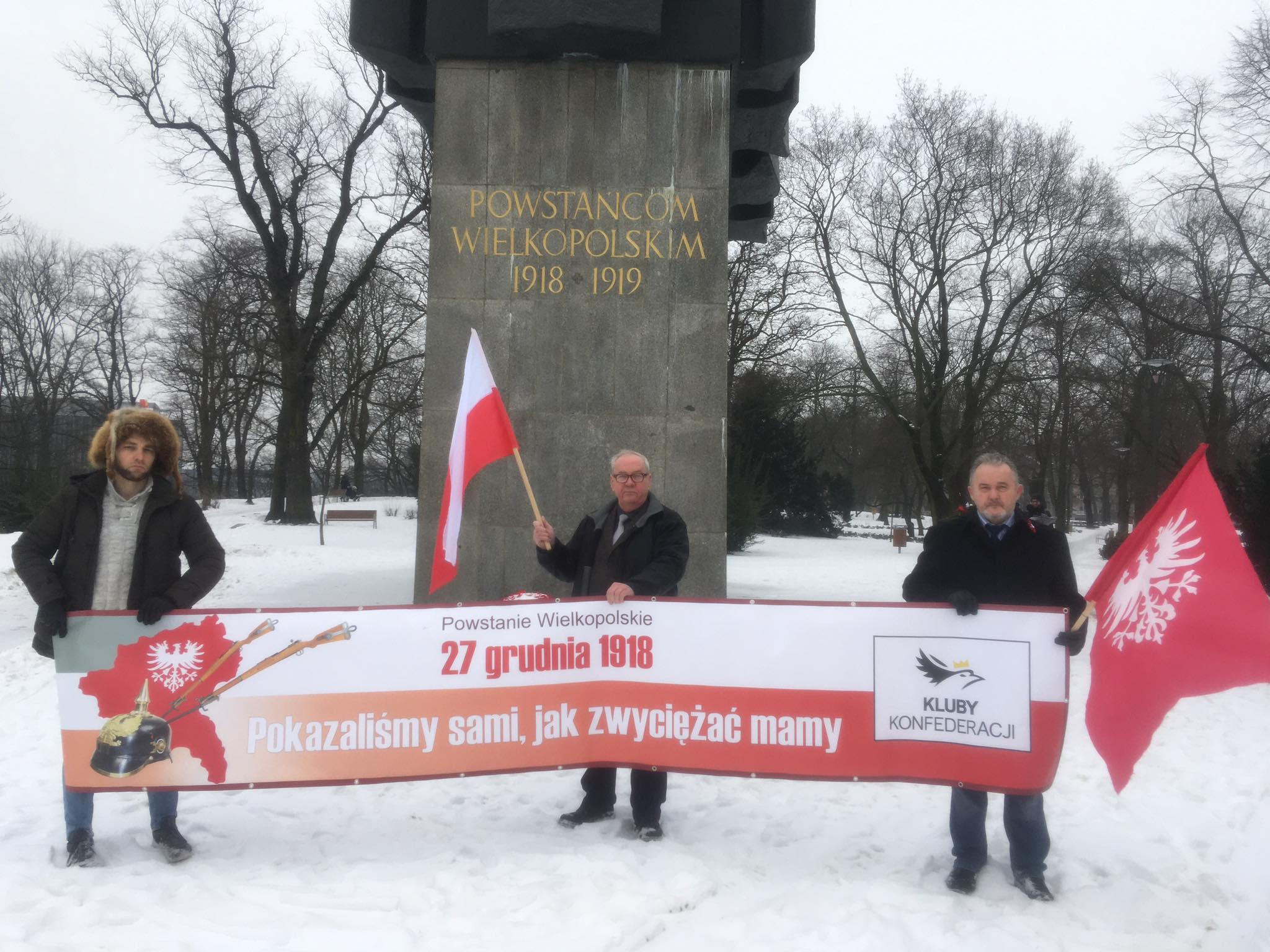 korwin hołd powstańcy wielkopolscy pomnik powstańców - Jacek Butlewski