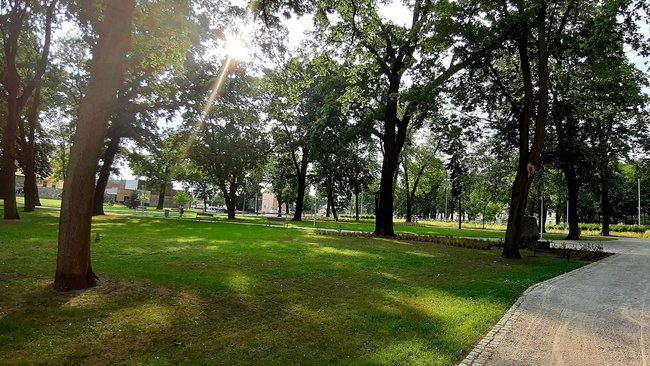 park jonstona  - UM Leszno