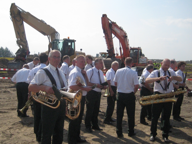 Zajezdnia tramwajowa - kamień węgielny - Wojciech Chmielewski