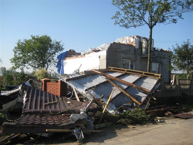 Kalisz - skutki nawałnicy - Danuta Synkiewicz