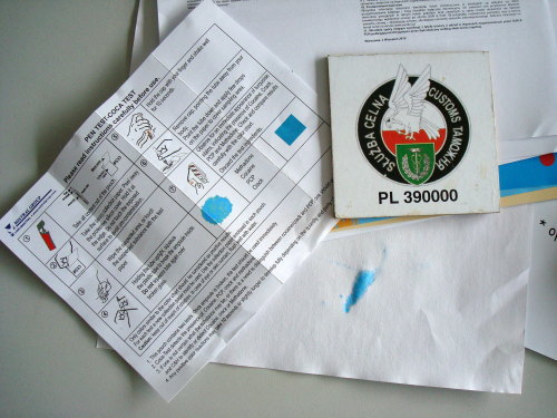 Papier z kokainą - Izba Celna w Poznaniu