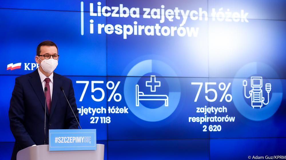 premier mateusz morawiecki o łóżkach - KPRM