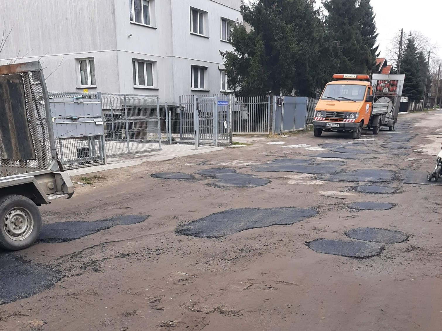 ulica Wicherkiewicz poznań remont  - FB: Grupa Podolany