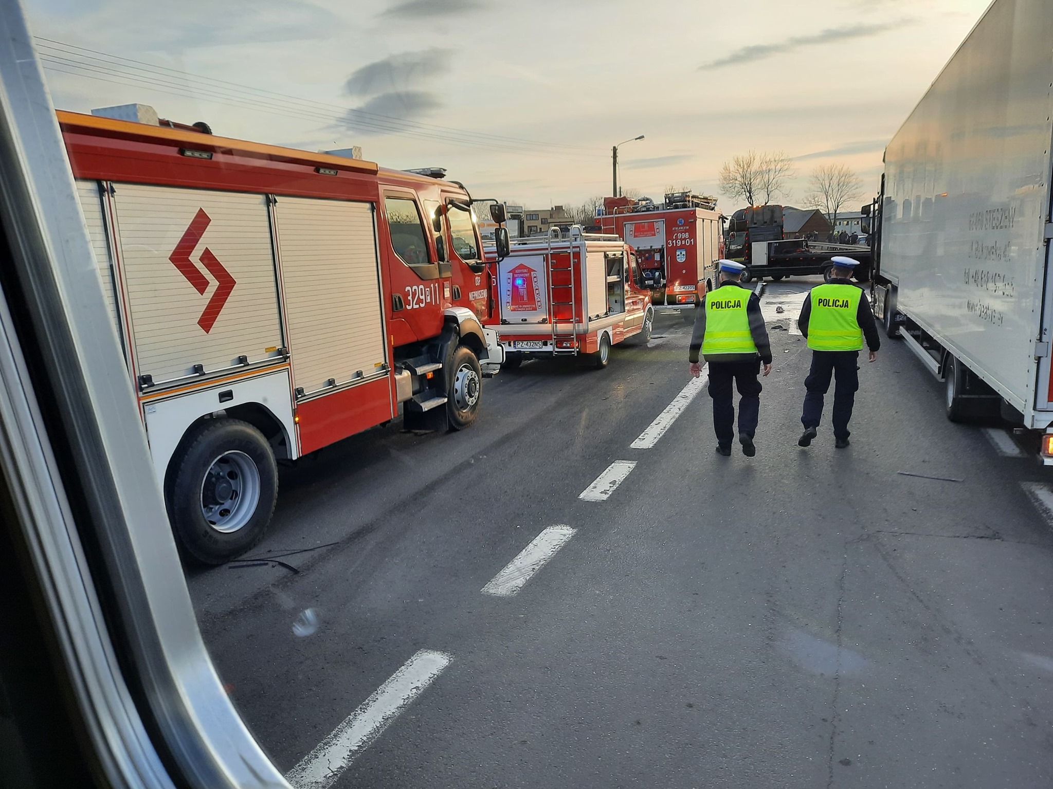 wypadek śmiertelny buk obwodnica  - OSP Niepruszewo 