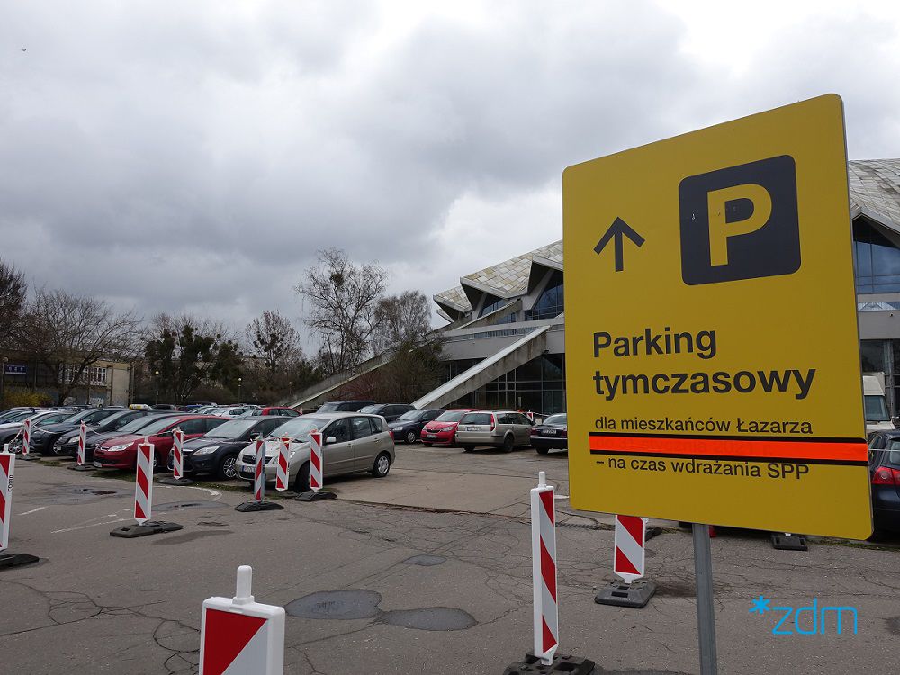 parking arena tymczasowy - ZDM
