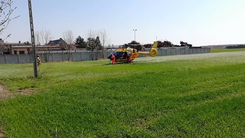 wypadek motocyklisty kobylin - OSP Kobylin