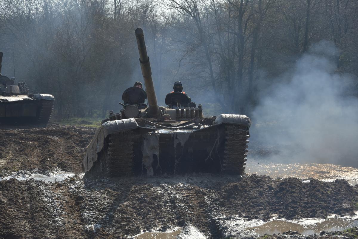 szkolenie czołg jazda czołgiem - kpt. Monika Trajdos-Giejdasz