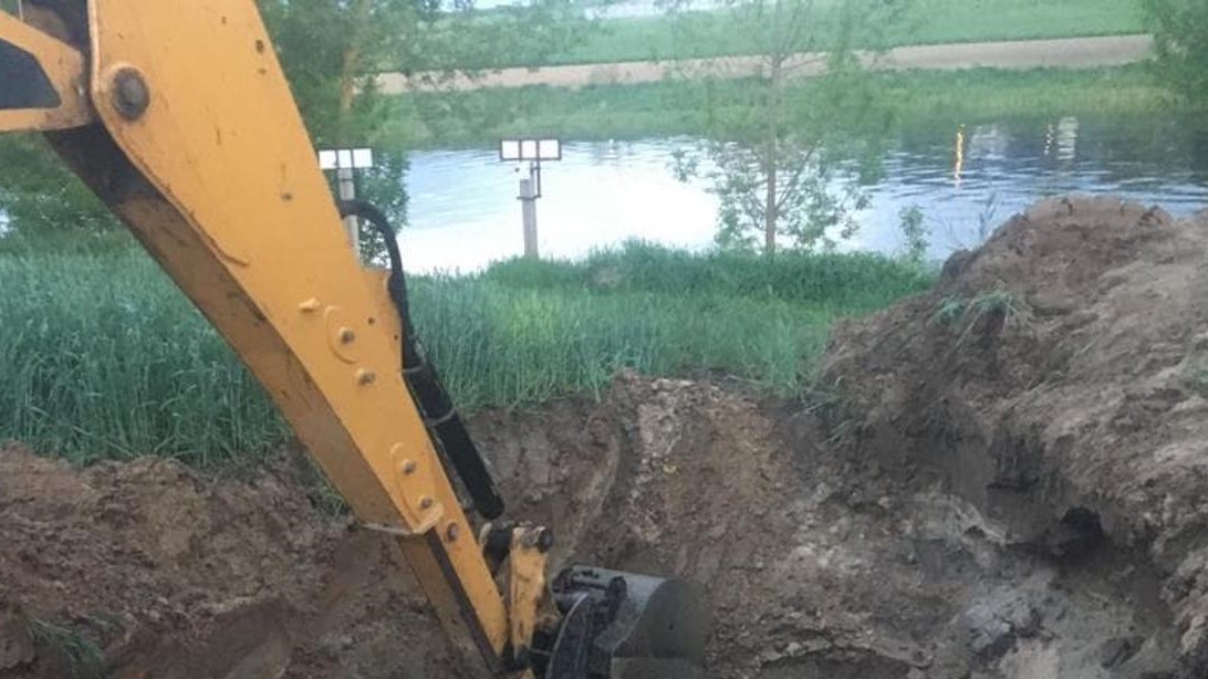 wyciek ścieków oborniki oczyszczalnia  -  JRG Oborniki