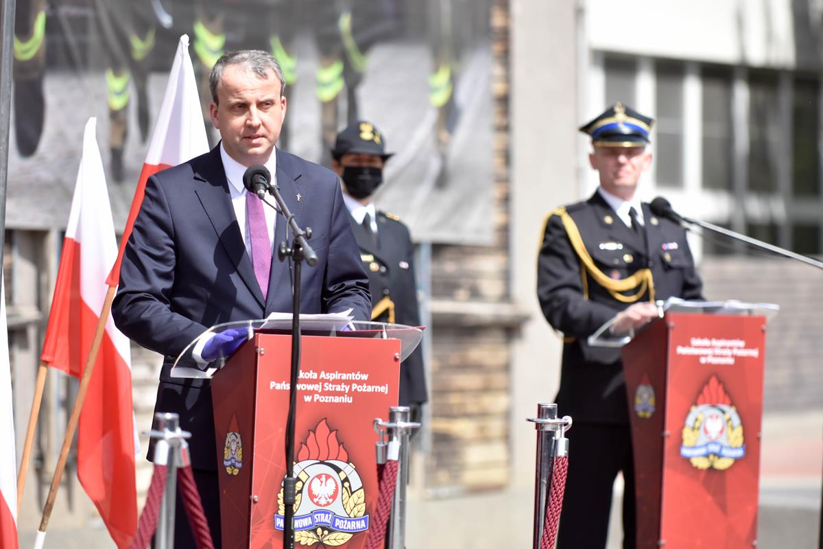 strażacy wojewoda michał zieliński - Wojtek Wardejn - Radio Poznań