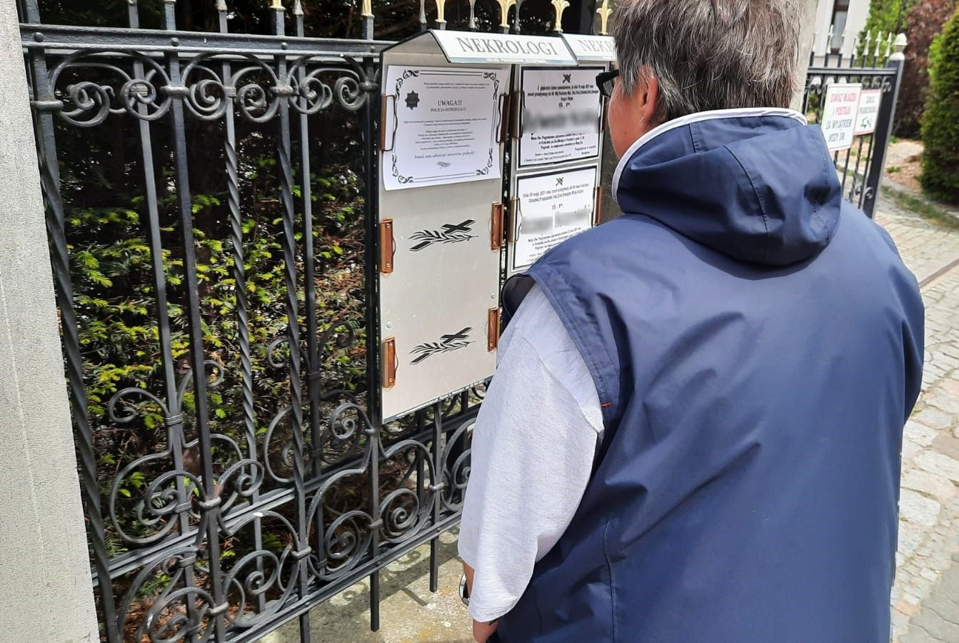 nekrolog oszuści policja  - KWP