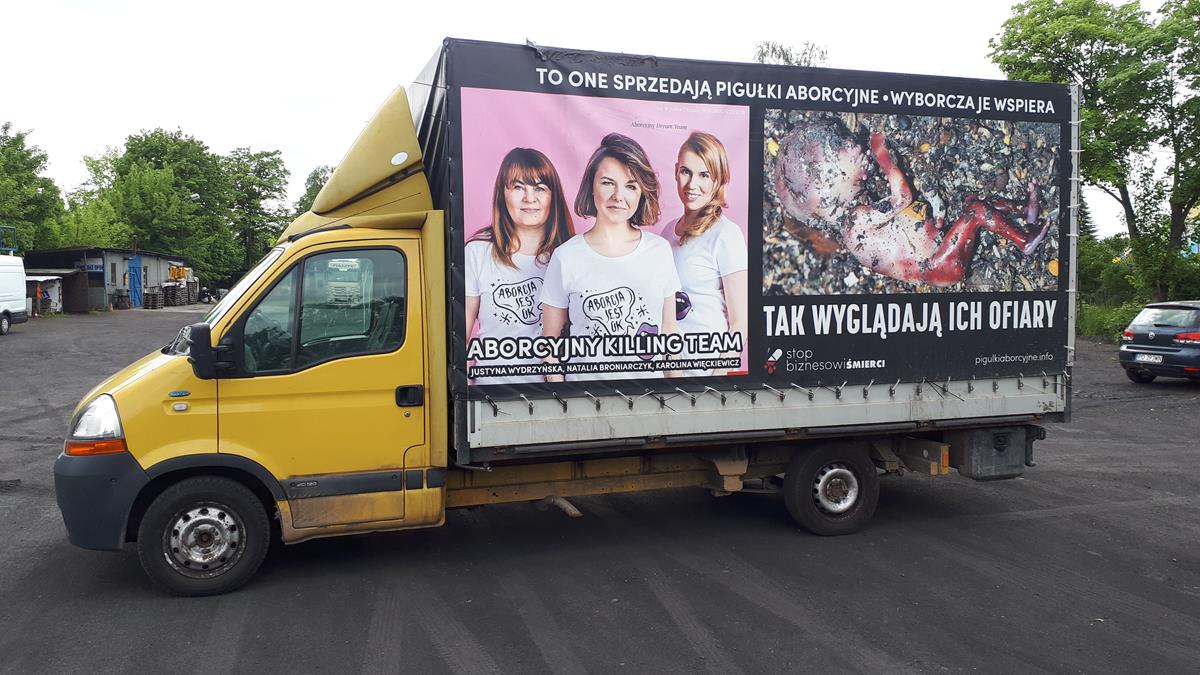 furgonetka pro-life prolife fundacja pro prawo do życia - Daniel