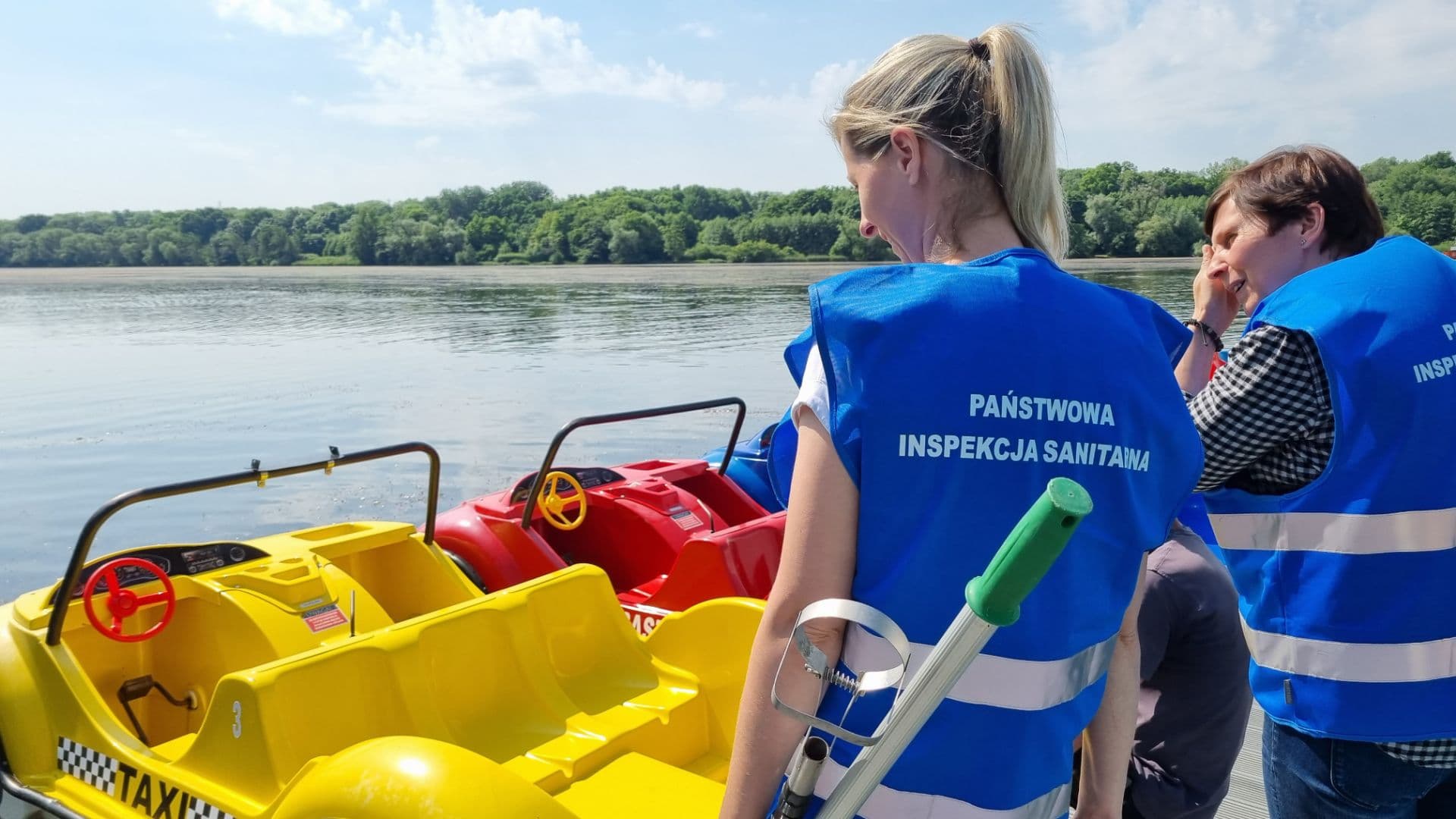 sprawdzanie wody w kapieliskach sanepid jezioro - Magdalena Konieczna 
