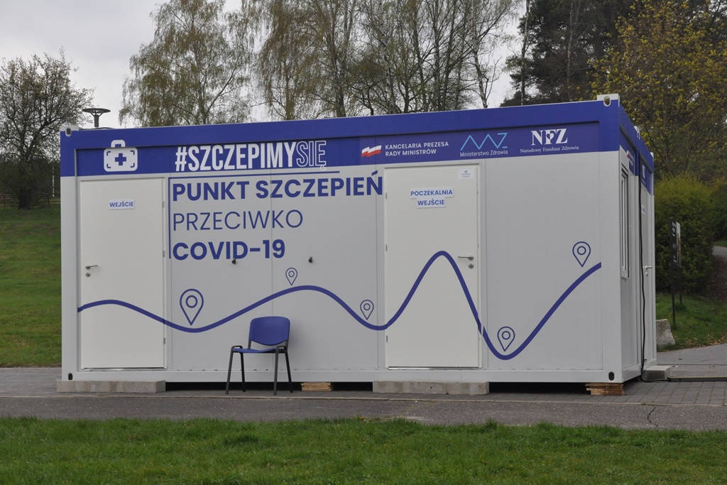 kontener szczepienia mobilne  - WUW
