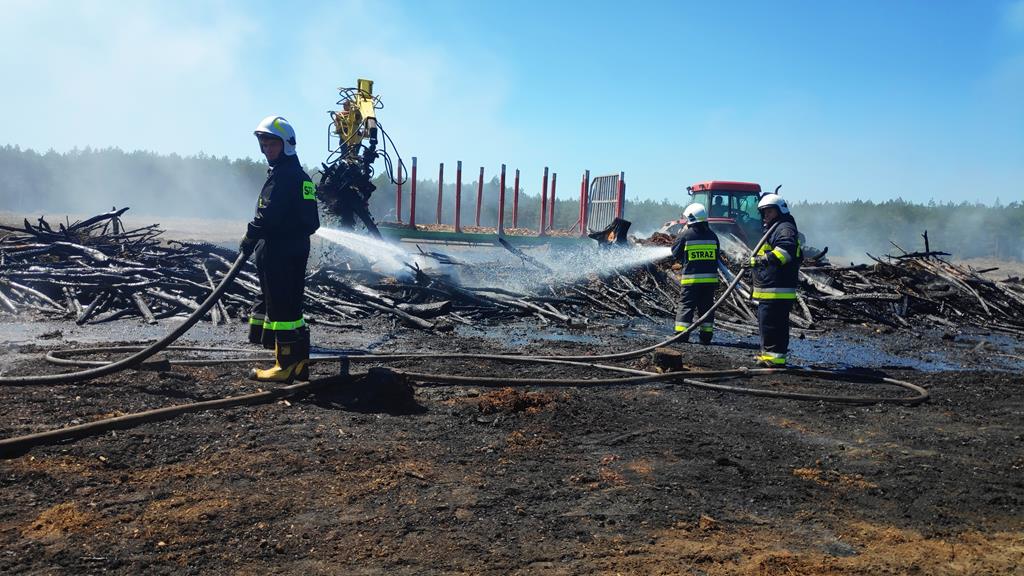 pożar lasu w marunowie  - Przemysław Stochaj - Radio Poznań