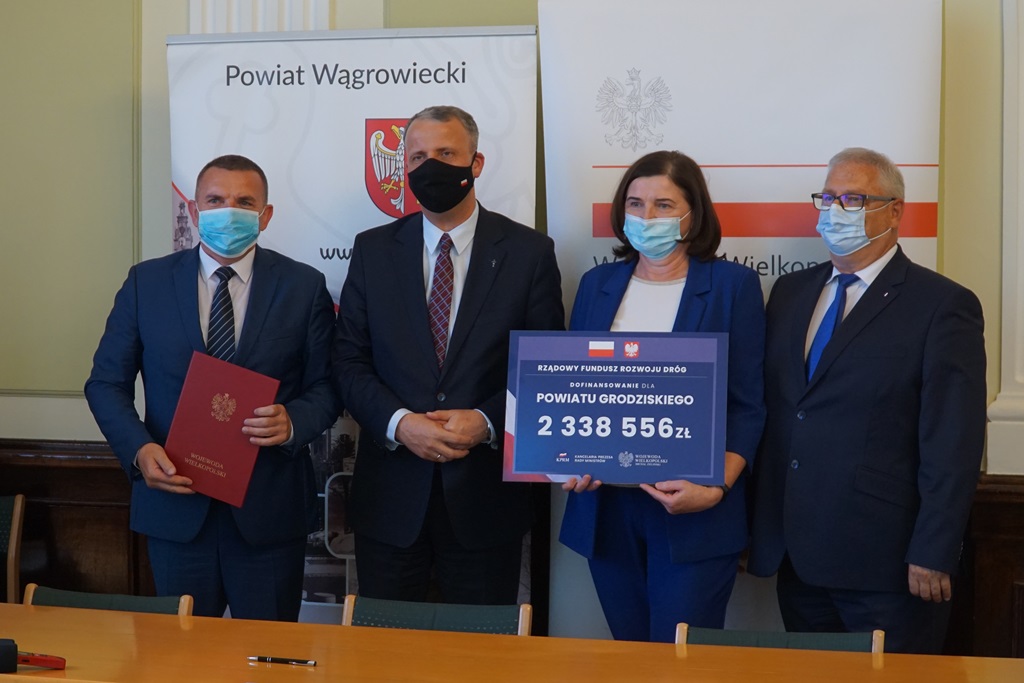 rządowy fundusz rozwoju dróg wągrowiec dofinansowanie dla grodziska  - WUW