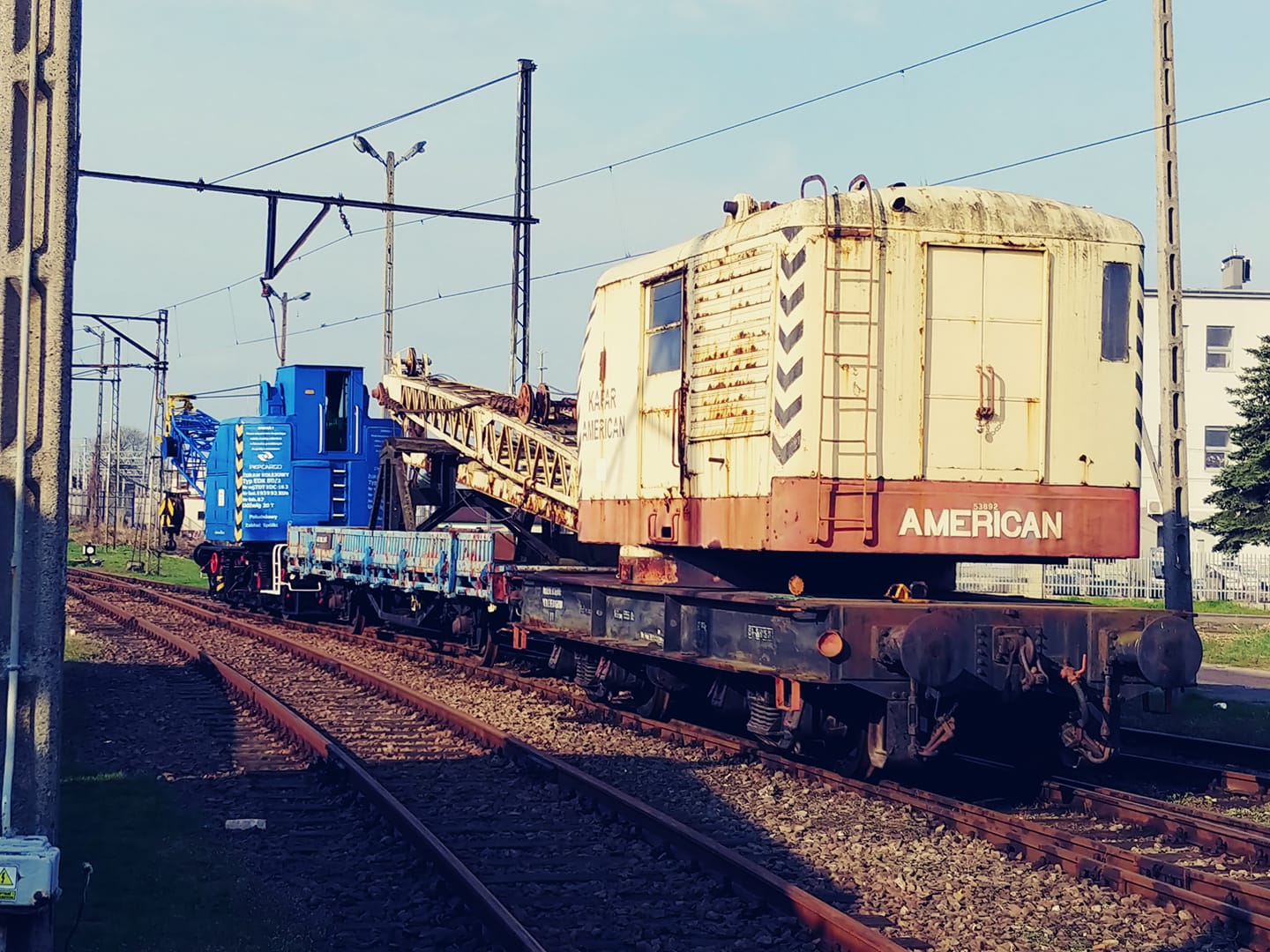  dźwig "American" z 1942 roku - FB: Towarzystwo Kolei Wielkopolskiej