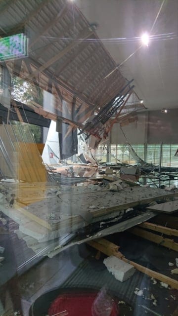 hala zawalony dach - Miasto Poznań