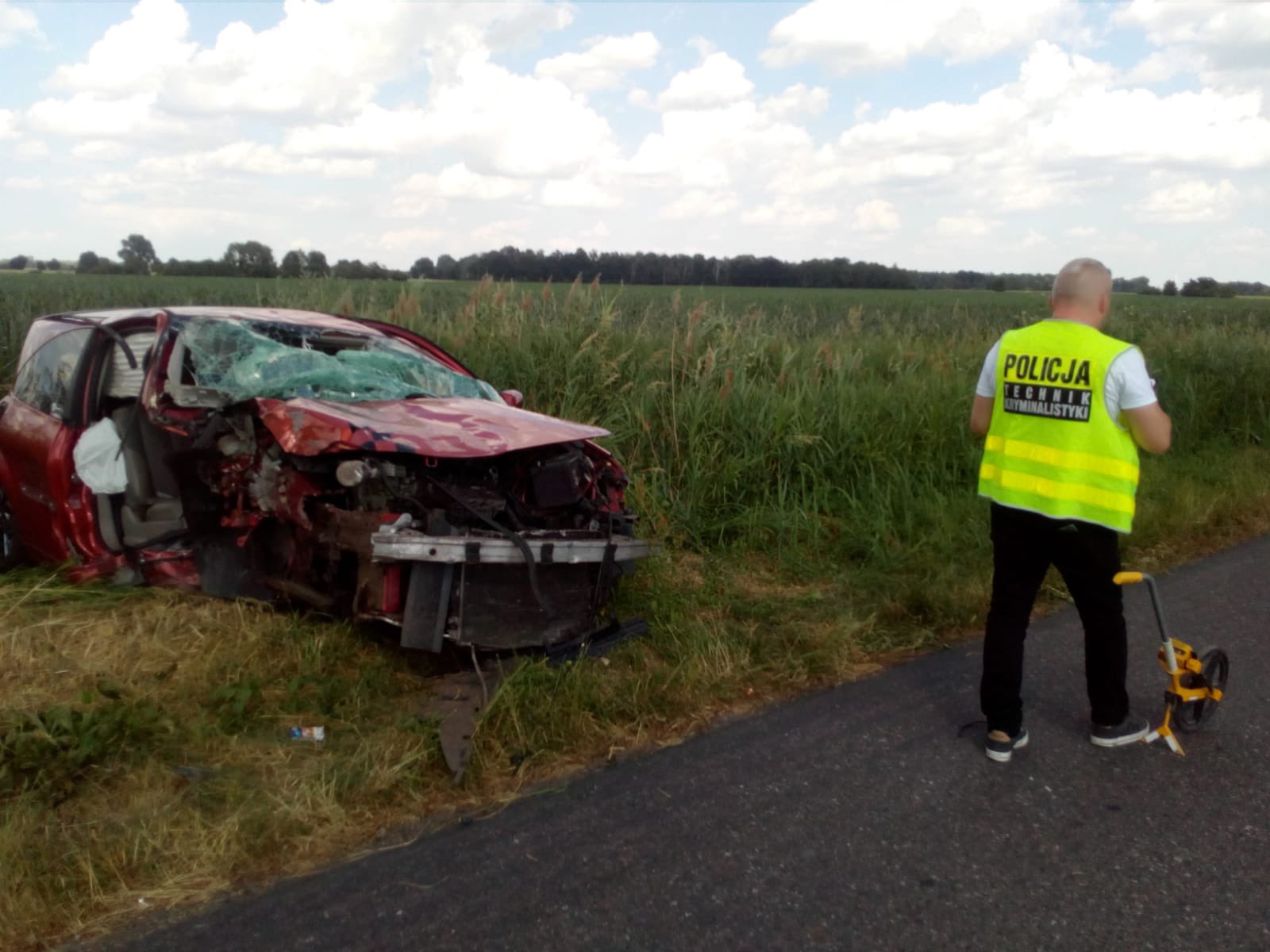 ninino rowerzysta wypadek - Andrzej Borowiak - Twitter