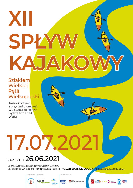 Spływ Wielką Pętlą Wielkopolski 2021 - Organizator