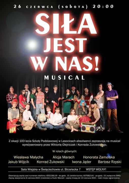 siła jest w na musical - plakat