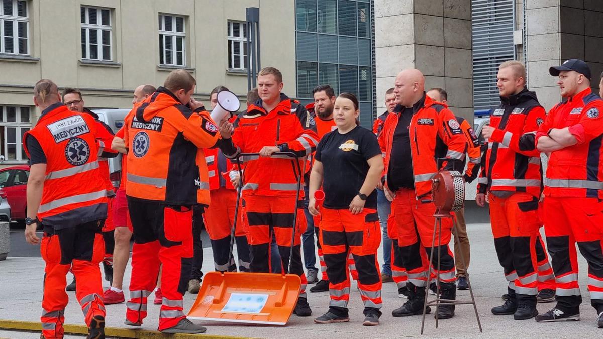 protest ratowników poznań - Magdalena Konieczna - Radio Poznań