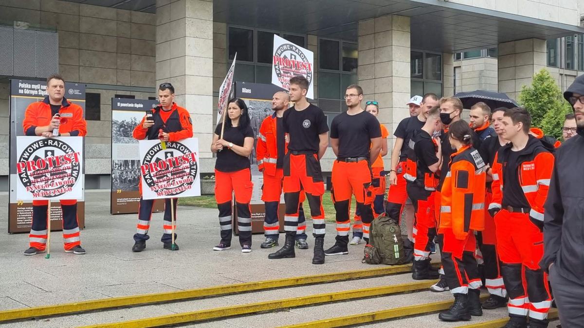 protest ratowników poznań - Magdalena Konieczna - Radio Poznań