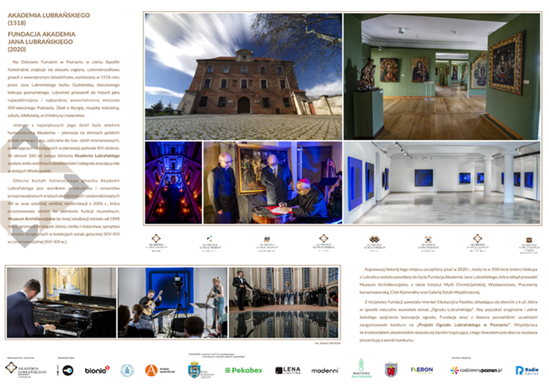 Projekt Ogrodu Lubrańskiego w Poznaniu - Organizator