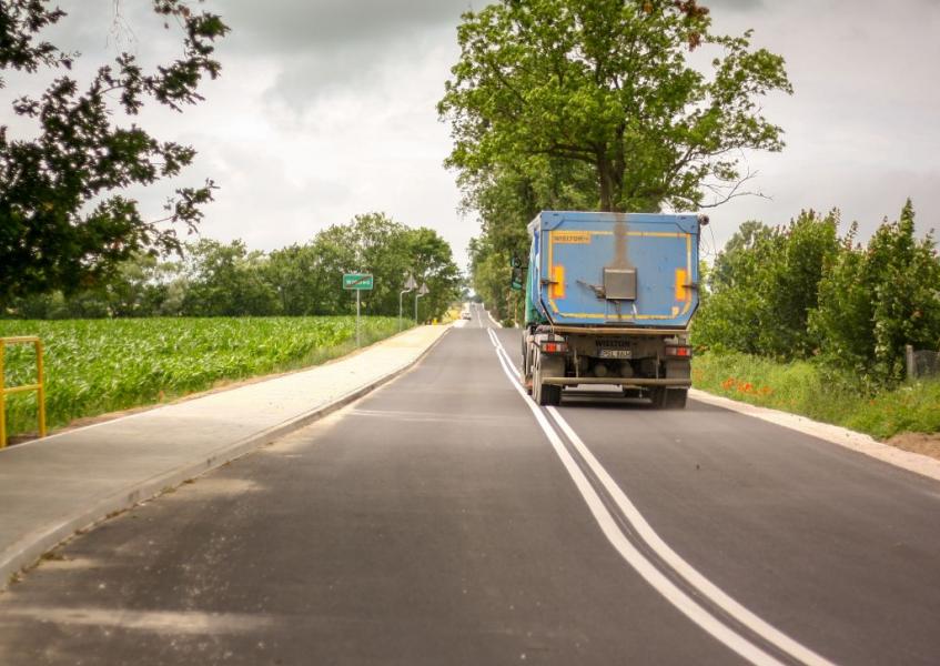 Przebudowa drogi Witkowo - Malenin - Powiat Gniezno