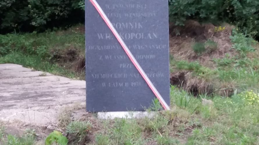 pomnik wypędzonych wielkopolan miejsce gdzie ma powstać  - UMP