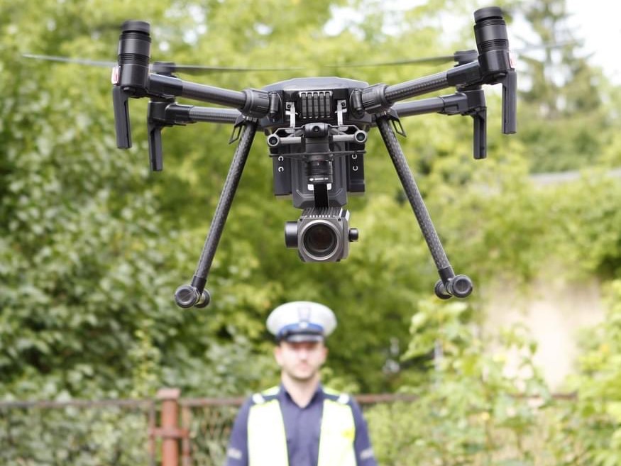 dron policja  - Wielkopolska Policja 