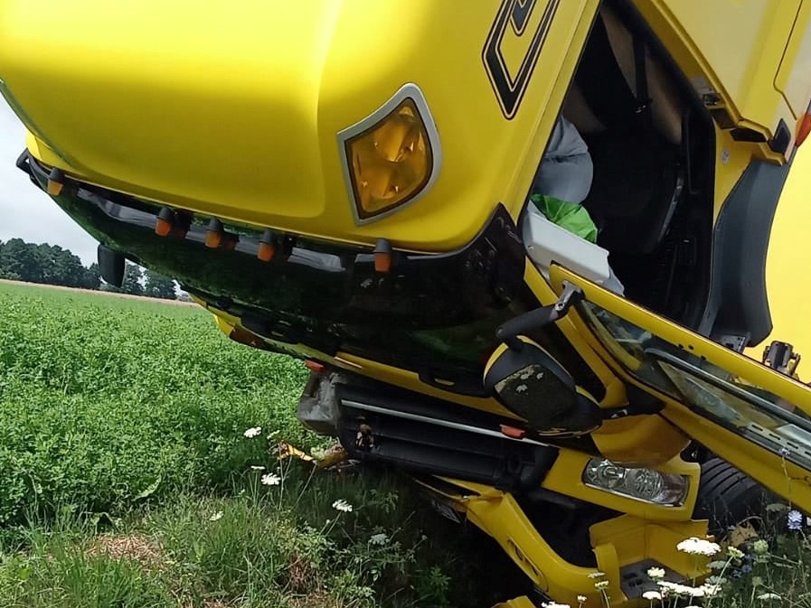 koło pijany kierowca ciężarówki - Komenda Powiatowa Policji w Turku