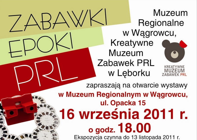 Zabawki PRL-u - Muzeum Regionalne w Wągrowcu.