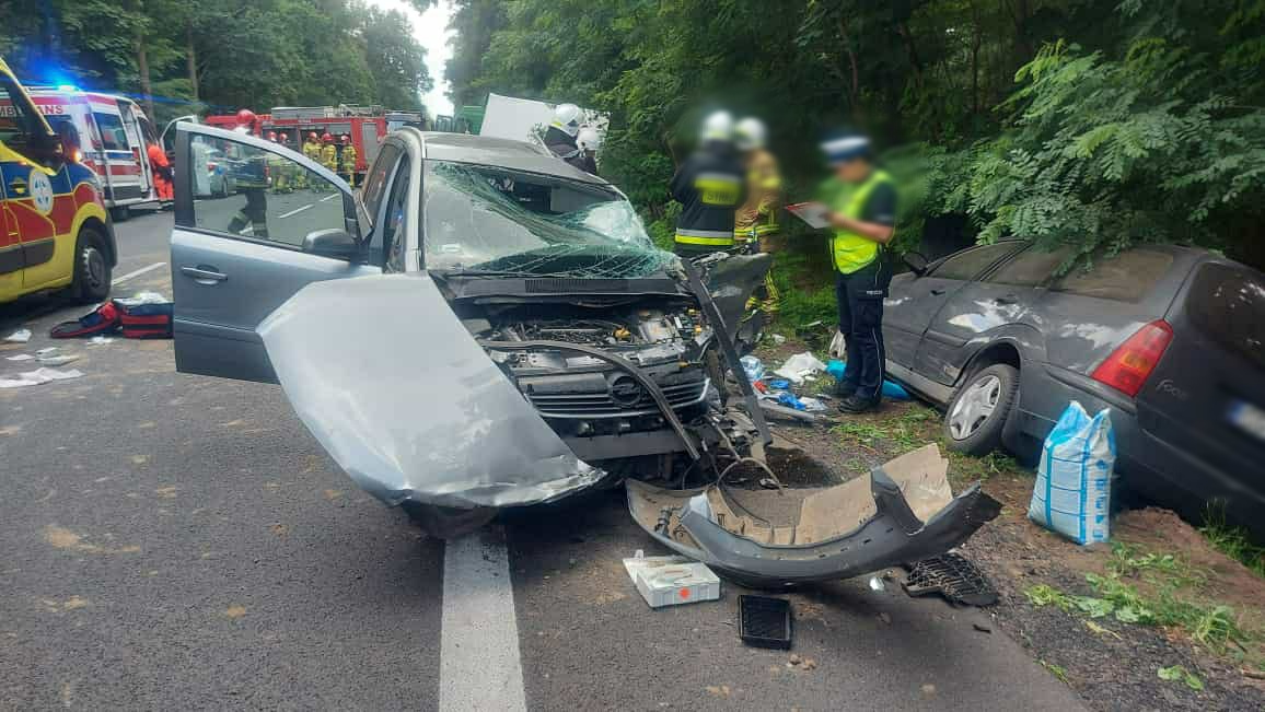 budzyń wypadek ranne dziecko - KPP Chodzież 