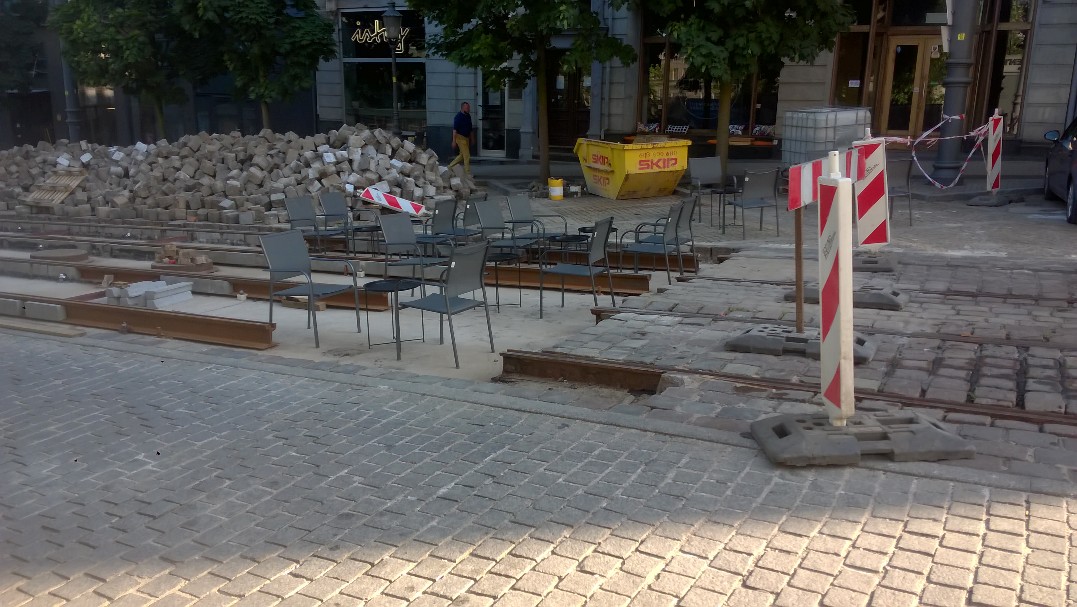 ogródek podgórna tory tramwajowe  - Słuchacz 