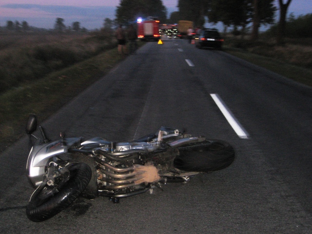 wypadek motocykli 1 - Rafał Regulski