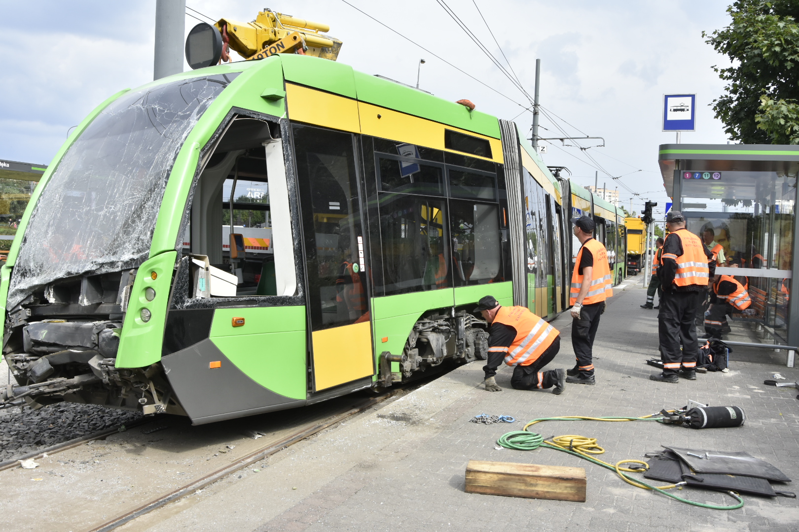 wypadek rondo starołęka zdarzenie tramwajów  - Wojtek Wardejn