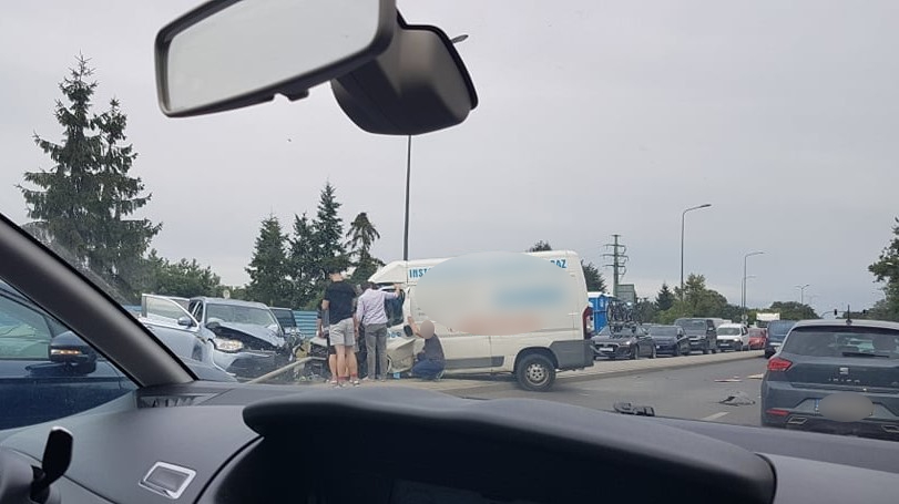 wypadek bałtycka  - MotoSygnały/Izabela