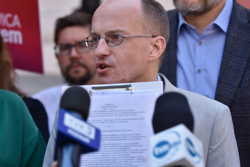 partia razem konferencja poznań  Przemysław Czechanowski  - Wojtek Wardejn