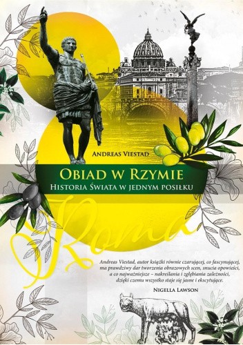 obiad w rzymie - okładka - Znak