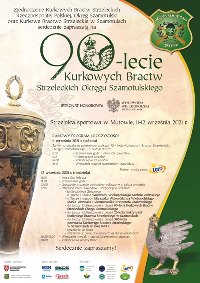 Jubileusze Kurkowych Bractw Strzeleckich 2021 - Organizator