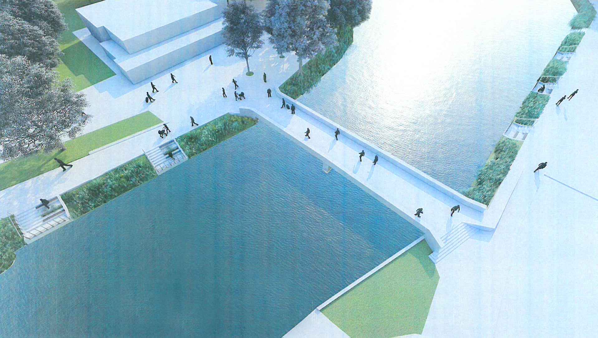 schody brzeg prosny wizualizacja  - UM Kalisz