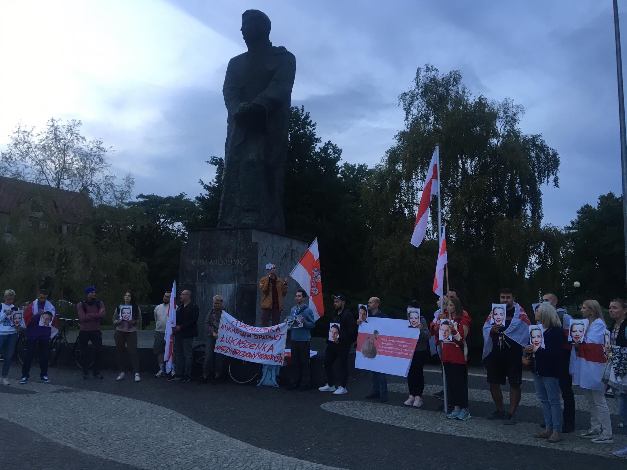 Białoruś protest krzyze - Jacek Butlewski