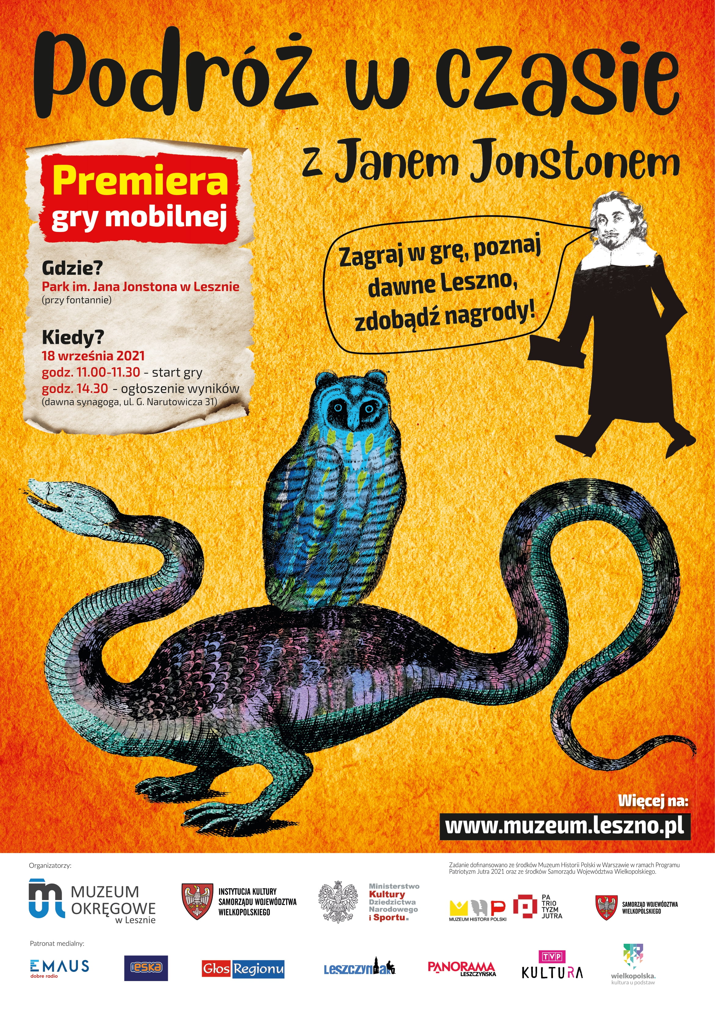 gra mobilna podróż w czasie leszno - www.muzeum.leszno.pl