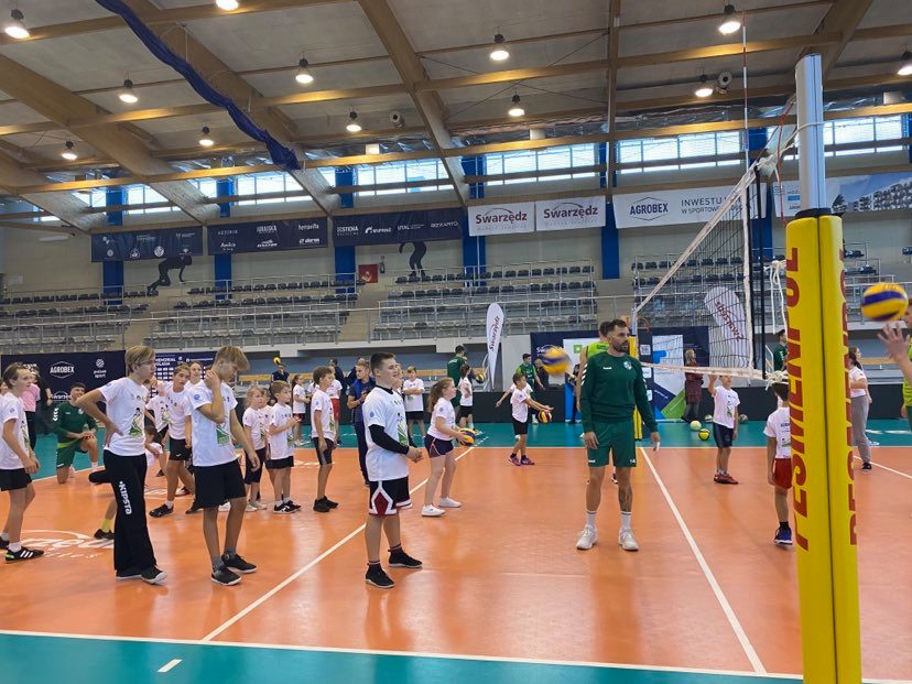 trening z siatkarzami memoriał gołasia  - Grzegorz Hałasik