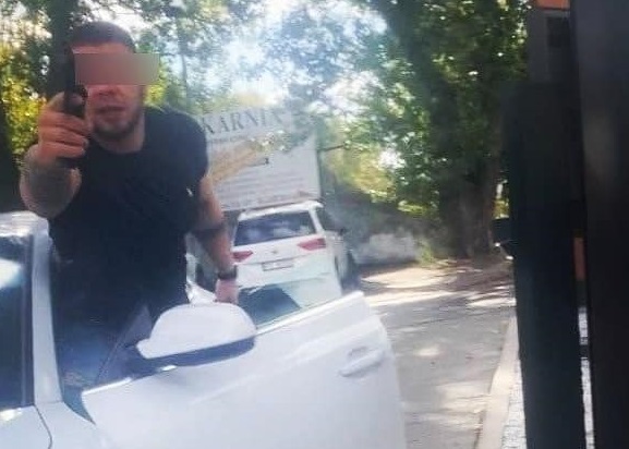 groził rowerzyście bronią - Wielkopolska Policja