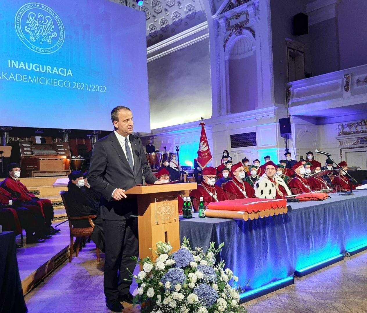 inauguracja roku akademickiego uniwersytet medyczny wojewoda michał zieliński - WUW