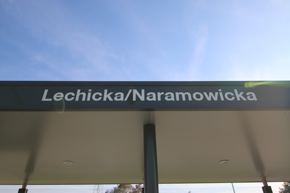 przystanek tramwajowy lechicka naramowicka lechicka/naramowicka tramwaj tory tramwajowe - Leon Bielewicz - Radio Poznań