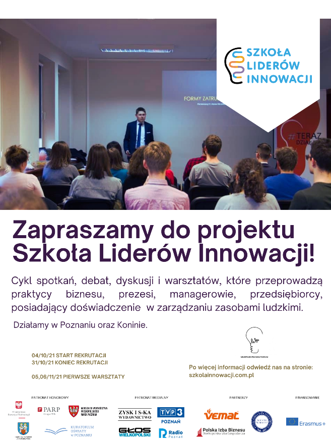 Zostań liderem innowacji 2021 - Organizator