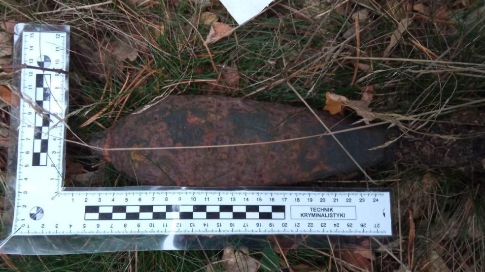 pocisk moździerzowy  - KPP Wolsztyn